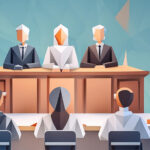 Representational Image of a Courtroom Created with Adobe Firefly Generative AI By Rakesh Raman / RMN News Service